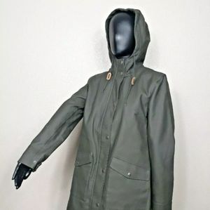 Levi's Women's Hooded Rubberized Faux Leather